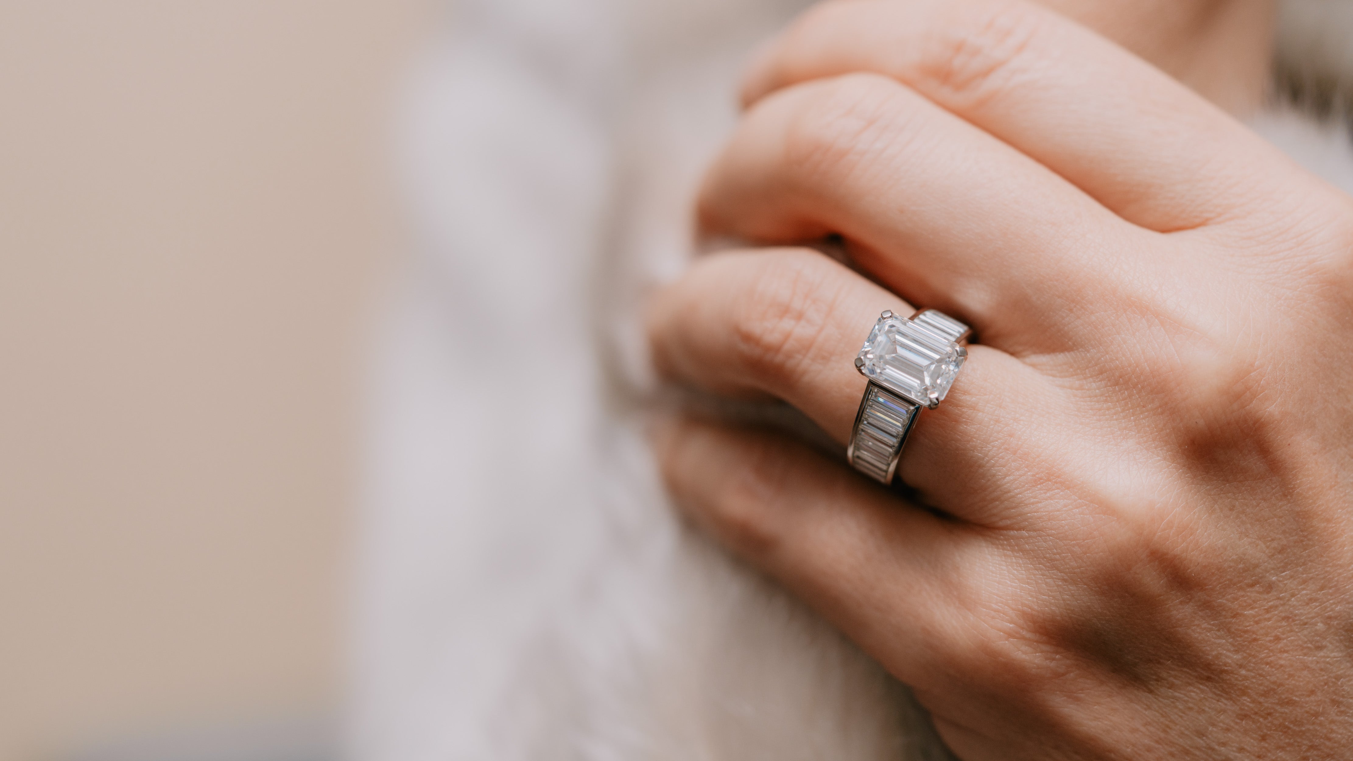 Large Carat Lab Grown Diamonds | Celebrity Engagement Ring Styles