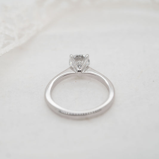 The Ana Ring | Round Lab Diamond Four Claw Engagement Solitaire