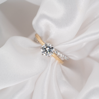 Interlinked Double Band Engagement & Wedding Ring Bridal Set | Bespoke | Ethica Diamonds