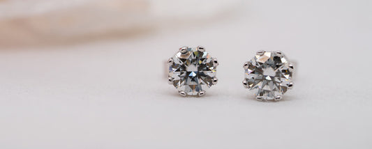 Never too old for diamond studs!