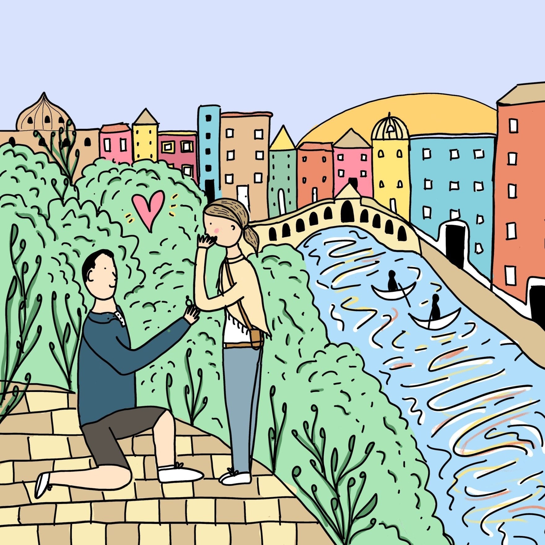 Matt & Louisa | A Romantic Proposal In Venice | Ethica Diamonds