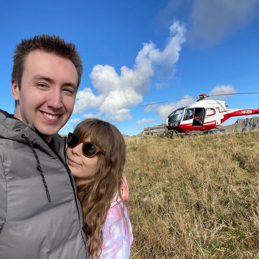 Daniel & Lizzy - An Epic Helicopter Proposal in the Swiss Mountains!