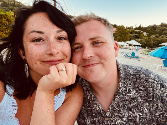 Chloe and Charlie's Surprise Proposal in Kalami Greece