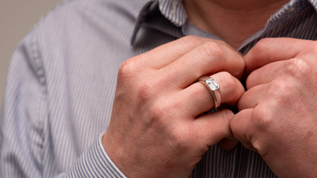 Lab Diamond Rings For Men