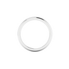 Flush Fit Wedding Band | Slight Court With Flat Edge 2.5mm