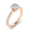 The Afonsa Ring | Lab Diamond Nature Inspired Shoulder Set Engagement