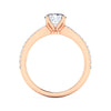 The Afonsa Ring | Lab Diamond Nature Inspired Shoulder Set Engagement