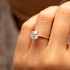 The Adeline Ring | Round Lab Diamond Tiffany Engagement Solitaire