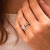 The Adelynn Ring | Lab Diamond Pear Shoulder Set Engagement Solitaire