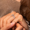 The Angelika Ring | Lab Diamond Emerald Cut Shoulder Set Engagement Solitaire