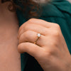 The Aria Ring | Round Lab Diamond Modern Engagement Solitaire