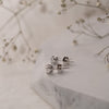 The Aria Earrings | 1.52ct D VVS2 Round Lab Diamond Twist Four Claw Solitaire 18k Gold