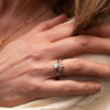 The Aria Ring | Round Lab Diamond Modern Engagement Solitaire