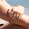 The Demelza Ring | VS1 D-E Lab Diamonds. Ethical Gemstone. 100% Recycled 9k Gold Accented