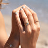 The Ysella Ring | 100% Recycled 9k Gold Wishbone
