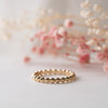 The Lana Ring | Beaded Modern Wedding Band