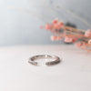 The Bibi Ring | Lab Diamond Open Shank Stacking Band