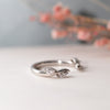 The Bonnie Ring | Lab Diamond Nature Inspired Open Shank Band