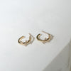 The Bryher Earrings | VS1 D-E Lab Diamonds. 100% Recycled 9k Gold Huggies