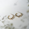 The Bryher Earrings | VS1 D-E Lab Diamonds. 100% Recycled 9k Gold Huggies