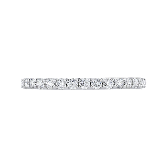 The Enya Wedding Ring | Matching Bridal Half Diamond Set Band