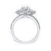 The Meredith Ring | Lab Diamond Round & Pear Cut Shoulder Set Engagement Trilogy