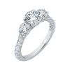 The Kara Ring | Lab Diamond Round Brilliant Cut Engagement Trilogy