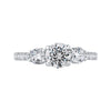 The Kara Ring | Lab Diamond Round Brilliant Cut Engagement Trilogy