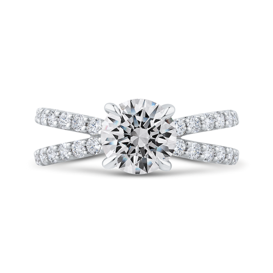 The Chloe Ring | Lab Diamond Reverse Split Shank Engagement