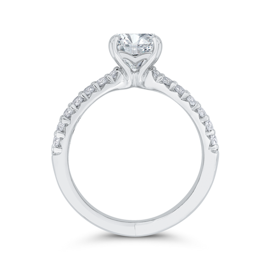 The Chloe Ring | Lab Diamond Reverse Split Shank Engagement