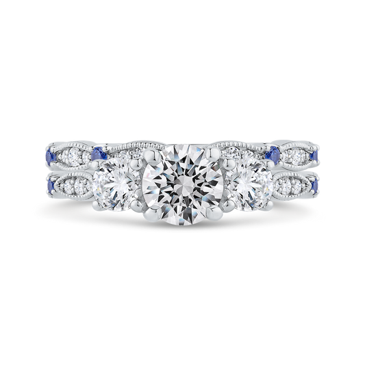The Verity Wedding Ring | Matching Wedding Band Bridal Set