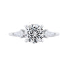 The Adele Ring | Lab Diamond Round Brilliant & Kite Cut Engagement Trilogy