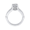 The Andromeda Ring | Lab Diamond Emerald Cut Split Shank Engagement