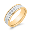 The Alexander Ring | 6.0mm Wide Two Tone Band