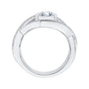 The Viviana Ring | Lab Diamond Oval Twist Split Shank Engagement