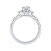 The Eloise Ring | Oval & Round Lab Diamond Twisted Band Engagement Trilogy