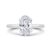 The Layla Ring | Lab Diamond Oval Hidden Halo Engagement Ring