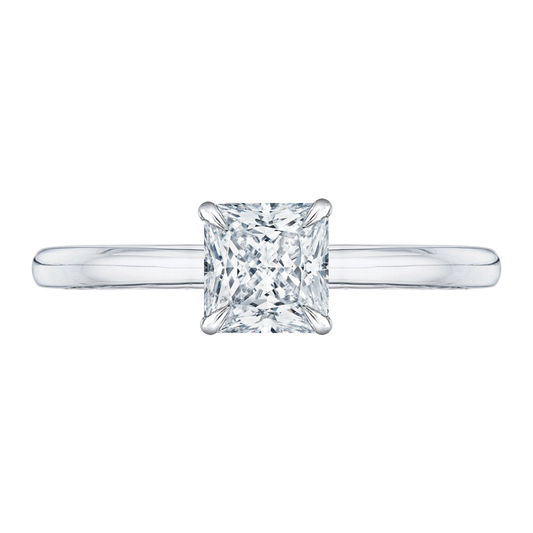 The Franchesca Ring | Lab Diamond Princess Cut Vintage Engagement Solitaire