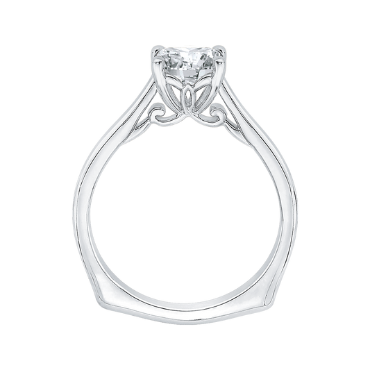 The Franchesca Ring | Lab Diamond Princess Cut Vintage Engagement Solitaire