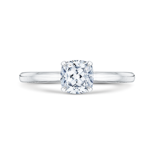The Franchesca Ring | Lab Diamond Cushion Cut Vintage Engagement Solitaire