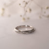 The Celia Wedding Ring | Lab Diamond Grain Set Wave Band