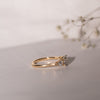 The Claire Ring | Oval & Pear Lab Diamond East West Engagement Trilogy