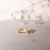 The Claire Ring | Oval & Pear Lab Diamond East West Engagement Trilogy