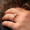 The Cyra Ring | Round Lab Diamond Tiffany Engagement Solitaire