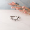 The Danica Ring | Lab Diamond Dipped Contour Band