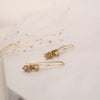 The Demelza Earrings | VS1 D-E Lab Diamonds. Ethical Gemstones. 100% Recycled 9k Gold Drop