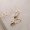 The Demelza Earrings | VS1 D-E Lab Diamonds. Ethical Gemstones. 100% Recycled 9k Gold Drop