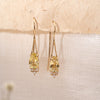 The Demelza Earrings | VS1 D-E Lab Diamonds. Ethical Gemstones. 100% Recycled 9k Gold Drop