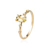 The Demelza Ring | VS1 D-E Lab Diamonds. Ethical Gemstone. 100% Recycled 9k Gold Accented