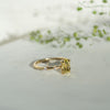 The Demelza Ring | VS1 D-E Lab Diamonds. Ethical Gemstone. 100% Recycled 9k Gold Accented